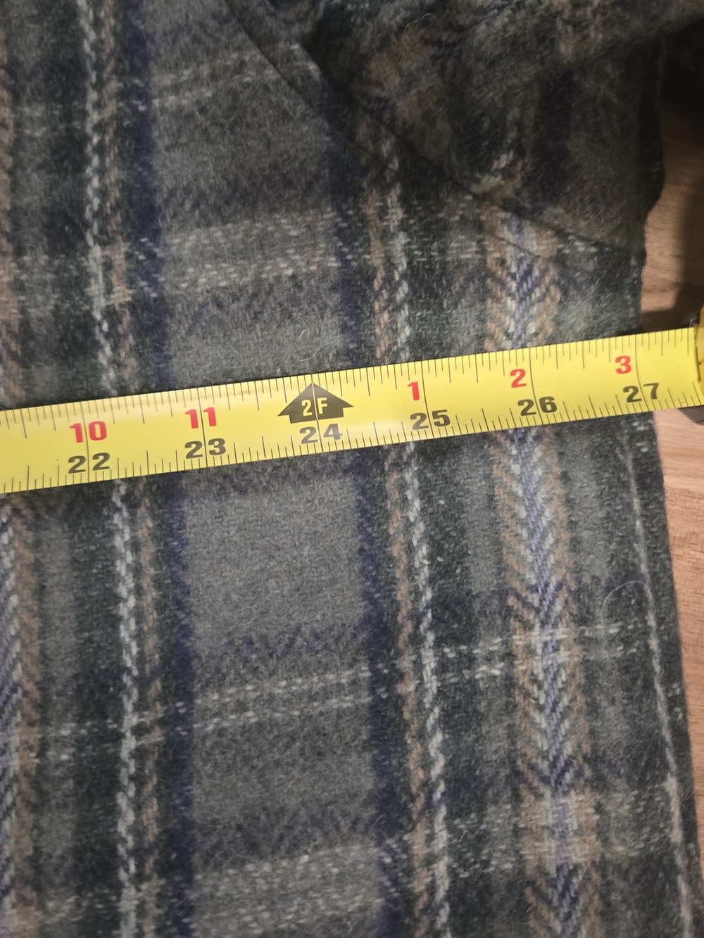 Fashion Bug Green Plaid Women's Jacket - Picture 4 of 9